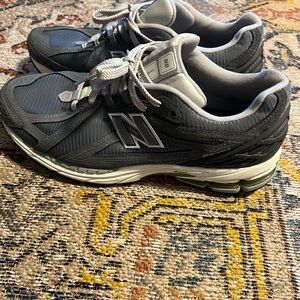 New Balance Charcoal and White Running Shoes 1906